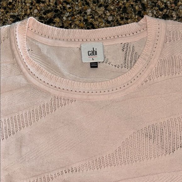 CAbi Sweaters - CAbi Blush Textured Knit Sweater